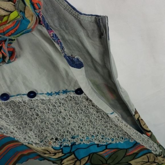 Lucy & Co Women's Medium Patchwork Boho Dress - Picture 10 of 15